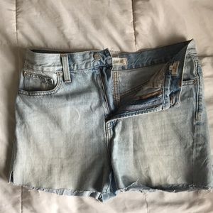 Madewell perfect summer jean size 28 cut offs